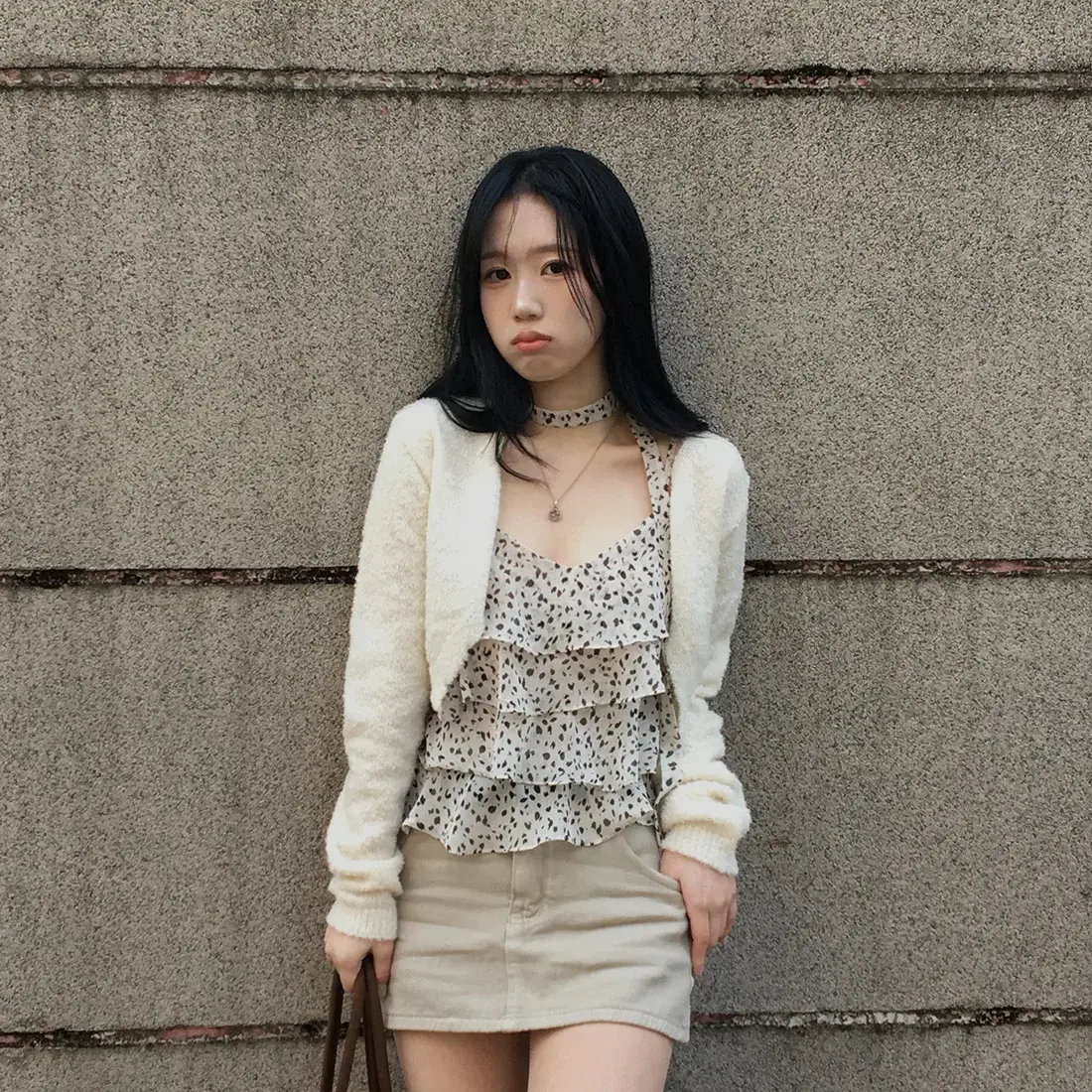 여성용 벨벳 블라우스 상세 이미지 5