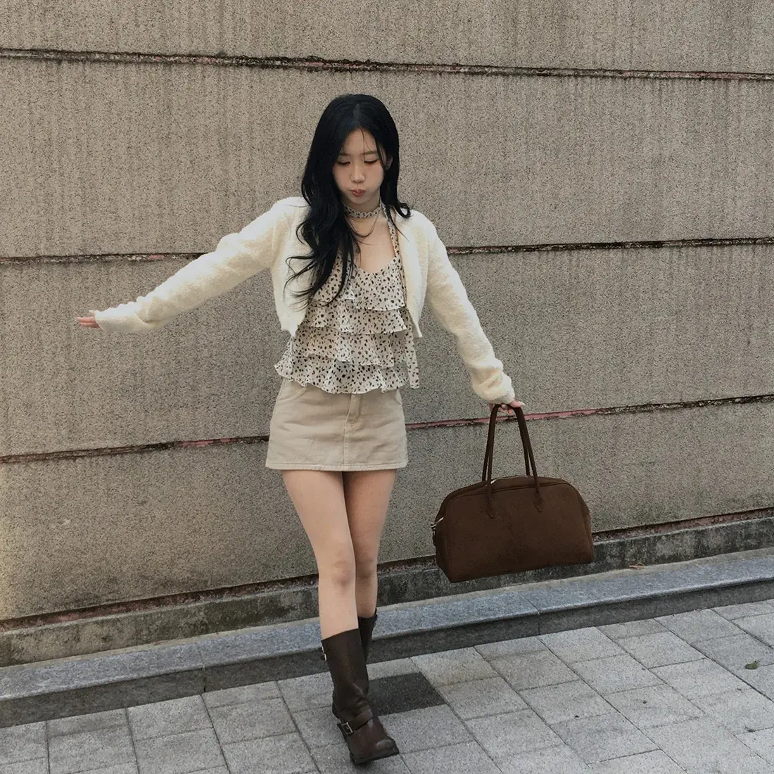 여성용 벨벳 블라우스 상세 이미지 12