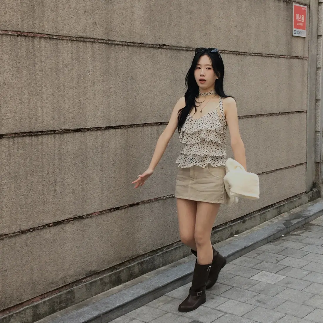 여성용 벨벳 블라우스 상세 이미지 18