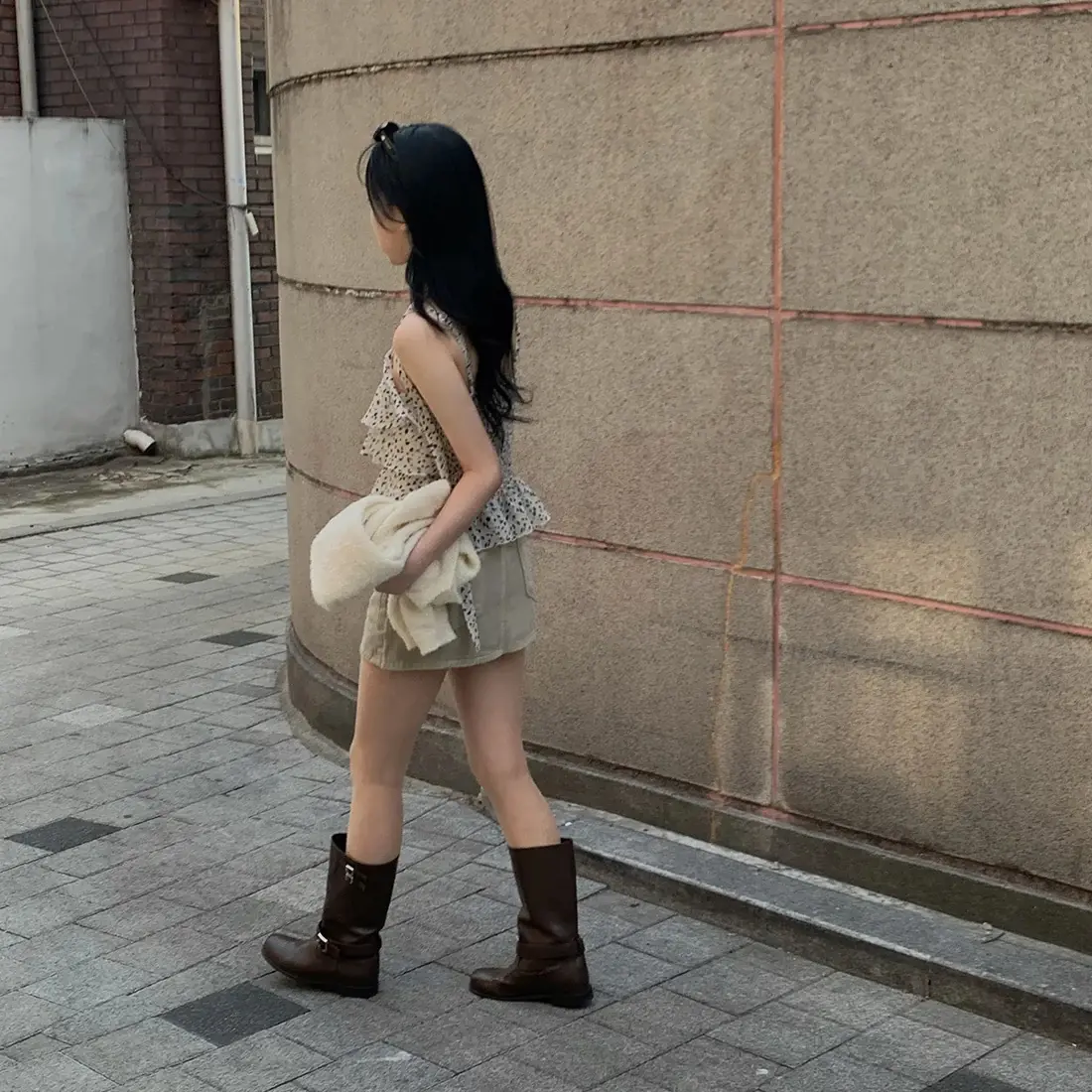 여성용 벨벳 블라우스 상세 이미지 19