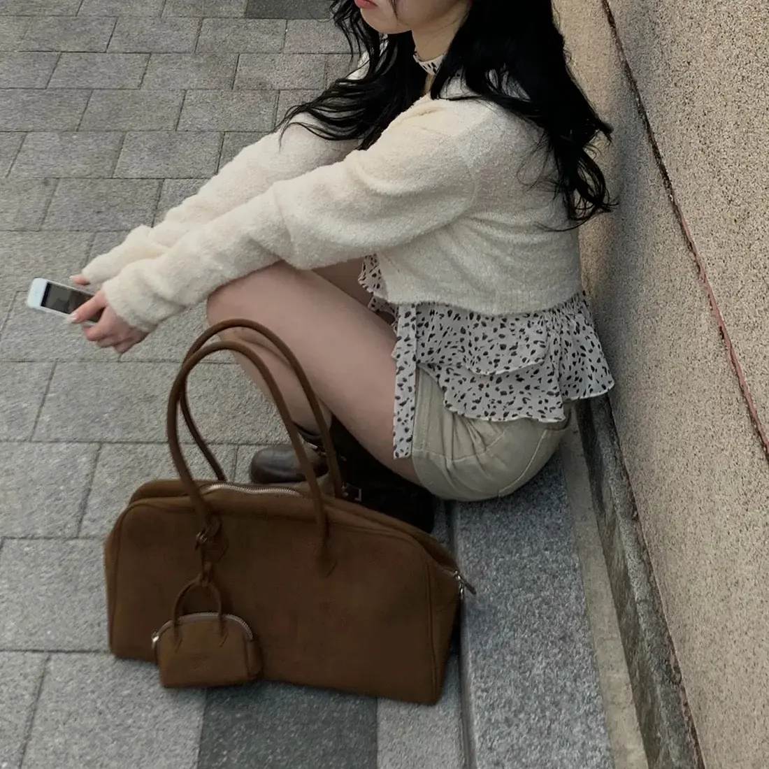 여성용 벨벳 블라우스 상세 이미지 20