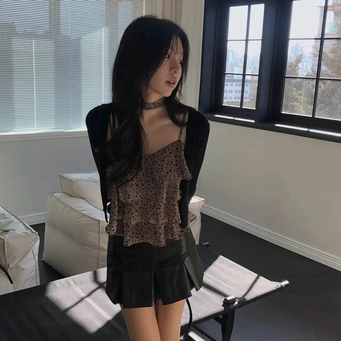여성용 벨벳 블라우스 상세 이미지 41