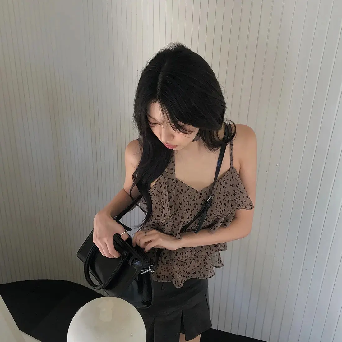 여성용 벨벳 블라우스 상세 이미지 48