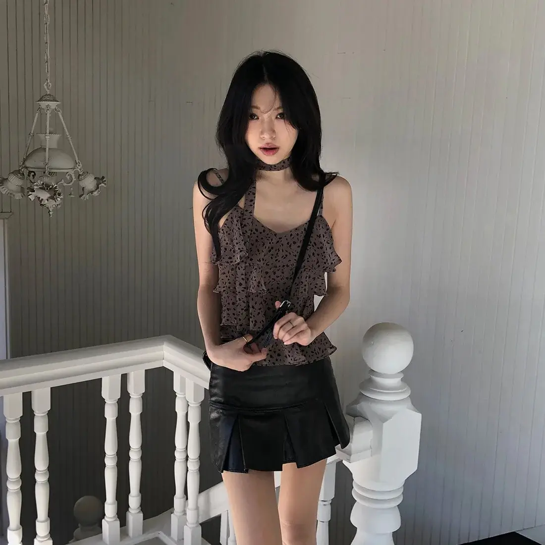 여성용 벨벳 블라우스 상세 이미지 58