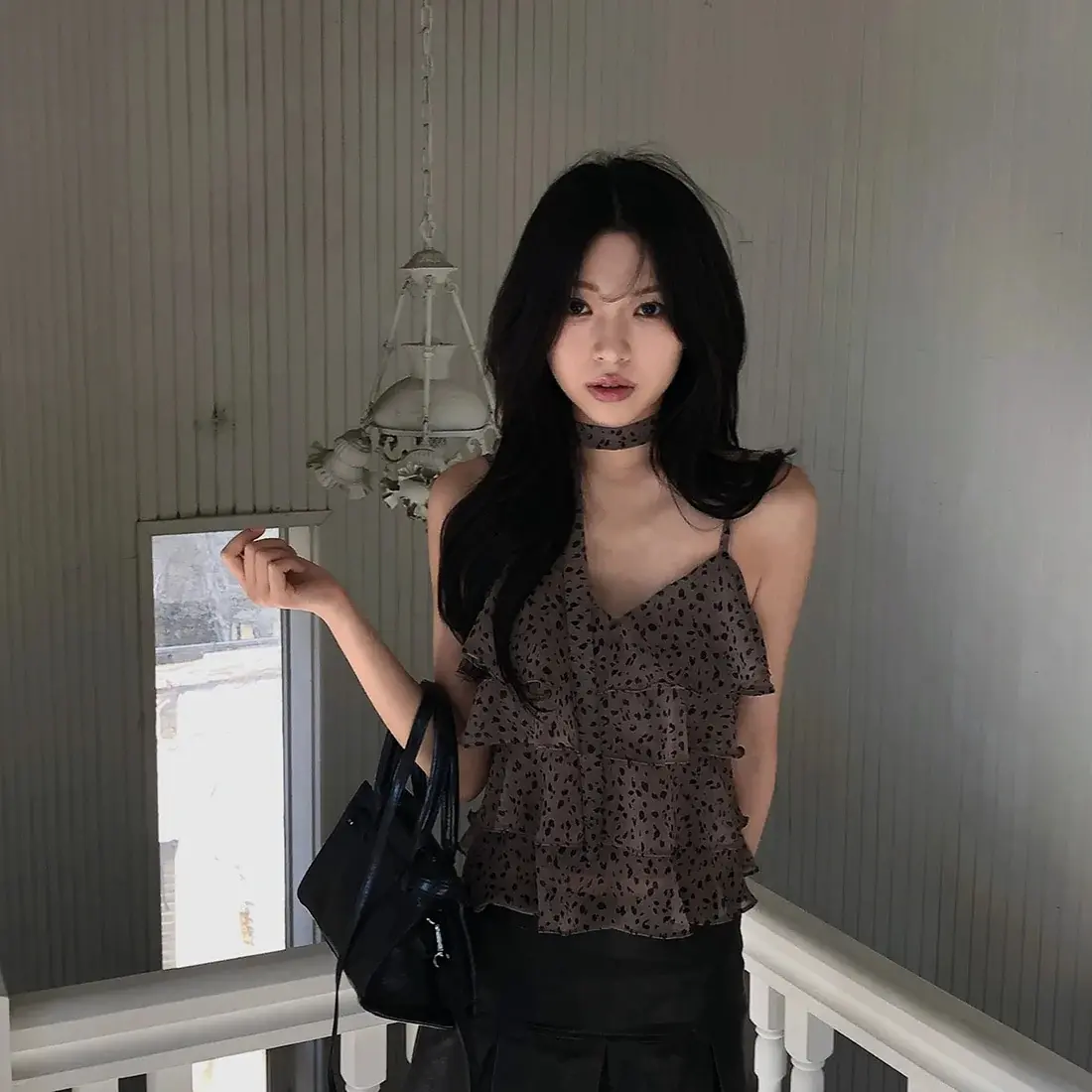 여성용 벨벳 블라우스 상세 이미지 68