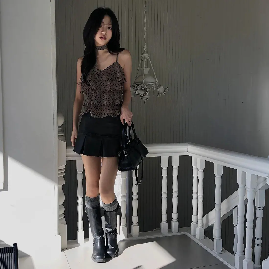 여성용 벨벳 블라우스 상세 이미지 74