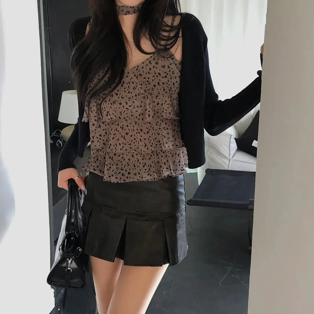 여성용 벨벳 블라우스 상세 이미지 75
