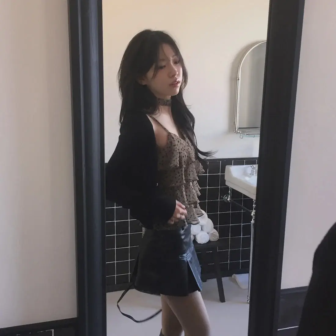 여성용 벨벳 블라우스 상세 이미지 94