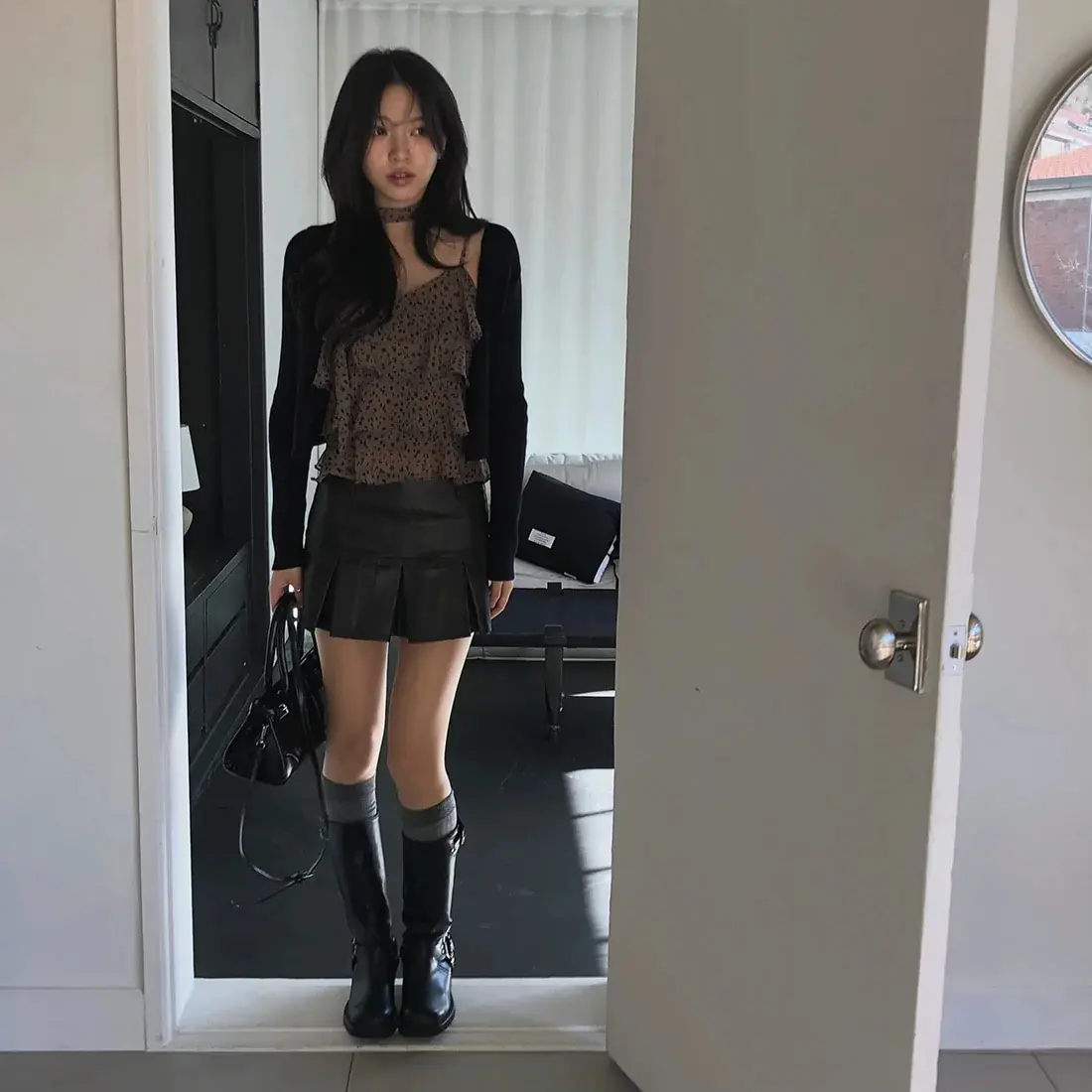 여성용 벨벳 블라우스 상세 이미지 95
