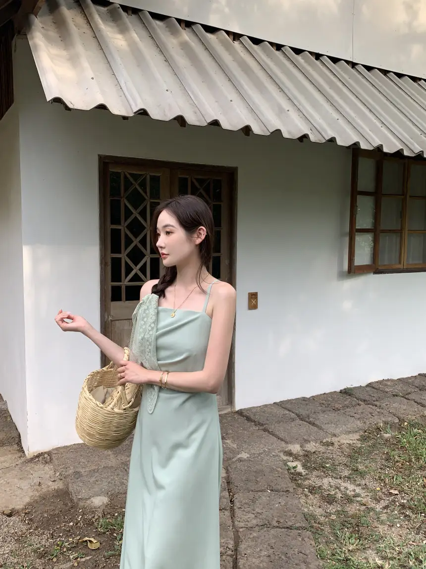 여성용 체크 무드 블라우스 원피스 상세 이미지 15