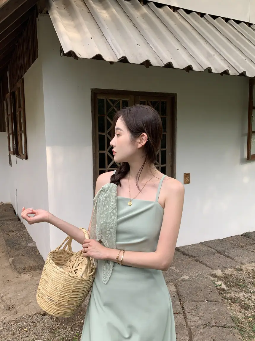 여성용 체크 무드 블라우스 원피스 상세 이미지 16