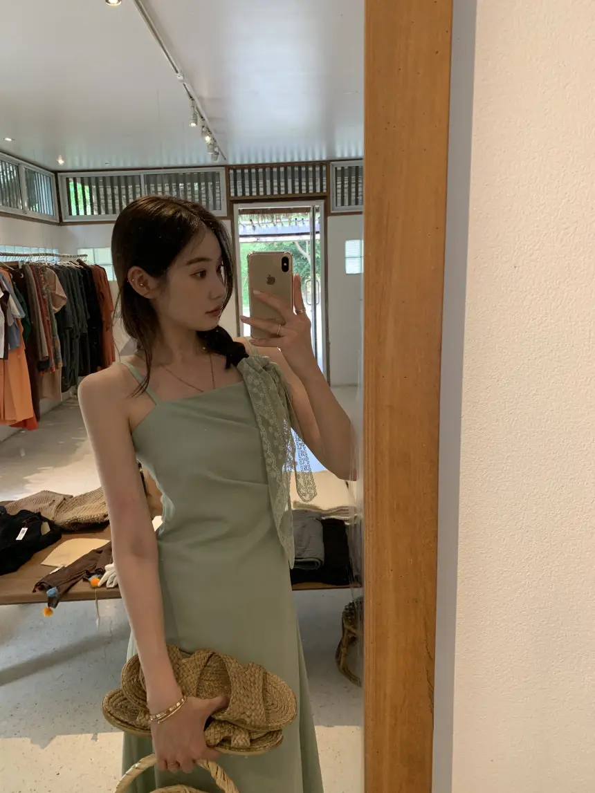 여성용 체크 무드 블라우스 원피스 상세 이미지 20