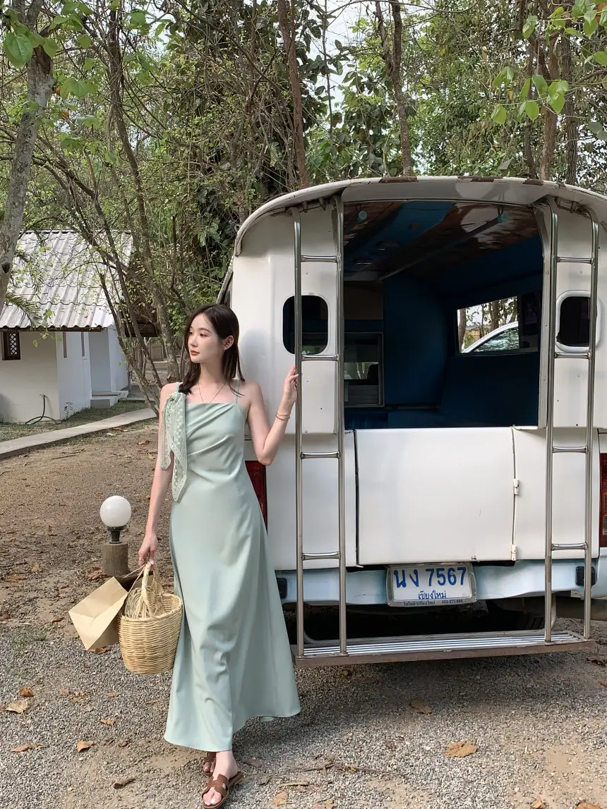 여성용 체크 무드 블라우스 원피스 상세 이미지 26