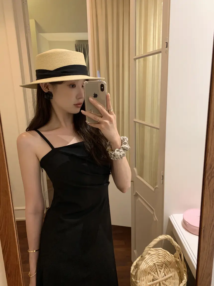 여성용 체크 무드 블라우스 원피스 상세 이미지 40