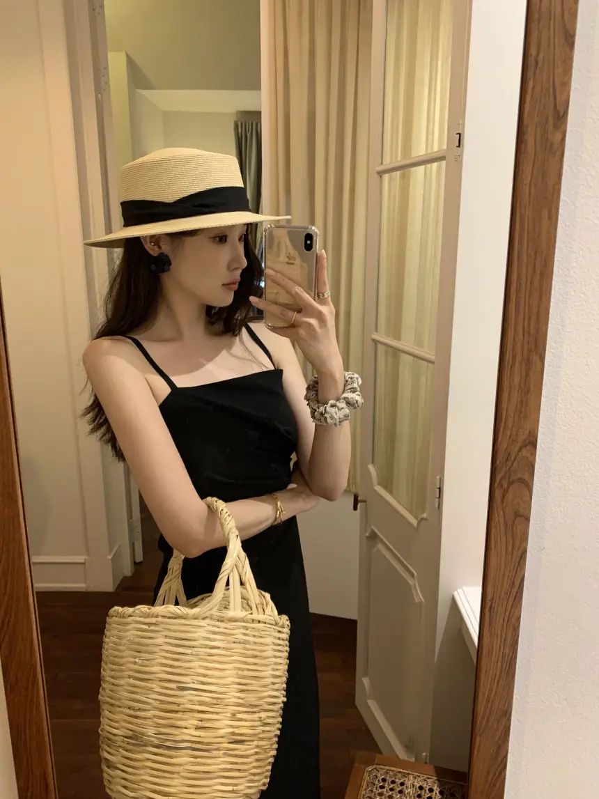 여성용 체크 무드 블라우스 원피스 상세 이미지 41