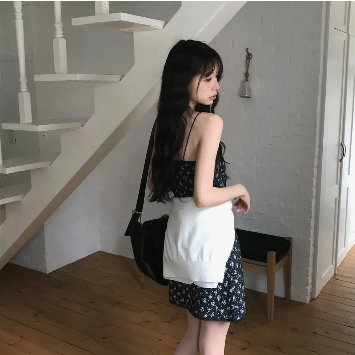 플라워 레이스 민소매 원피스 상세 이미지 2