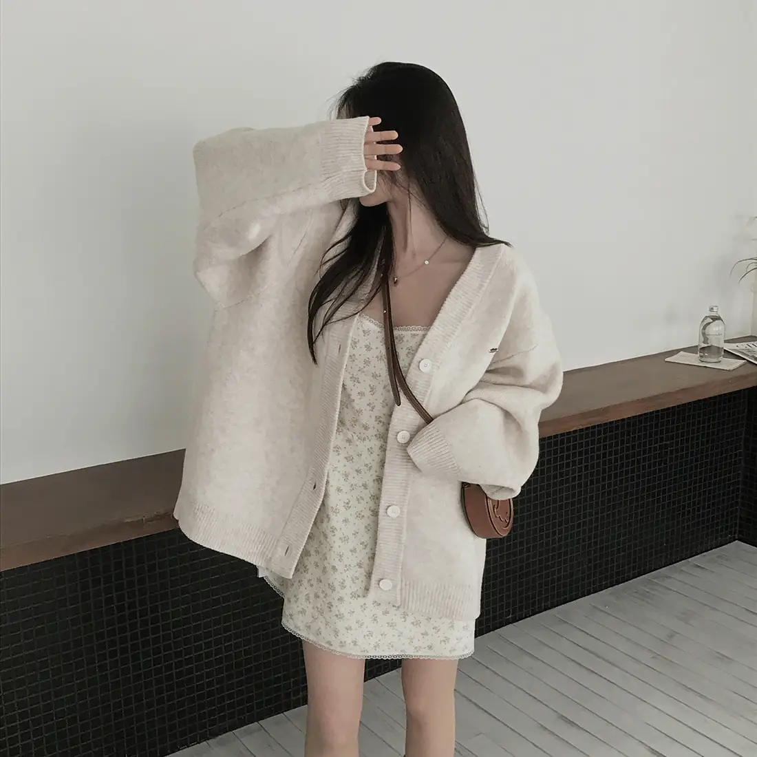 플라워 레이스 민소매 원피스 상세 이미지 18