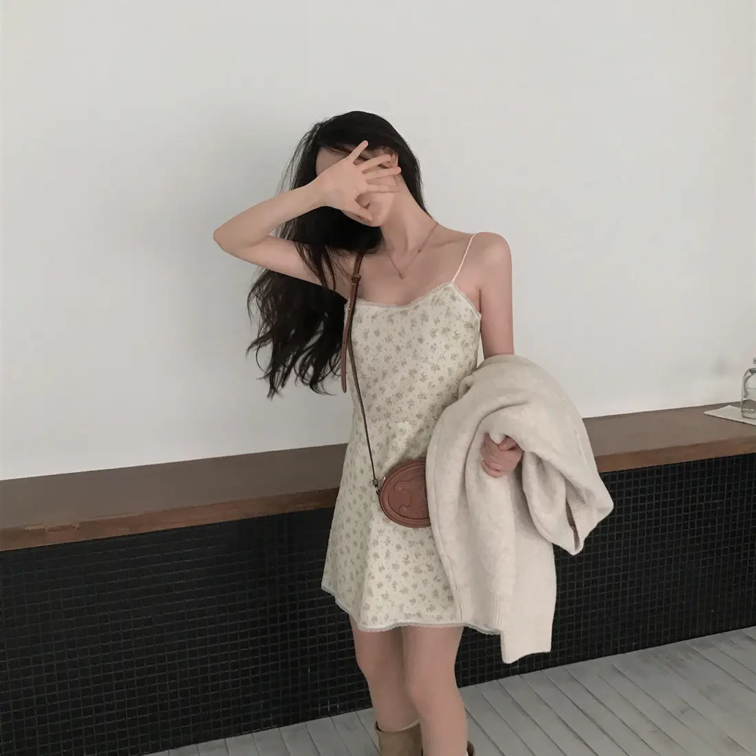 플라워 레이스 민소매 원피스 상세 이미지 30