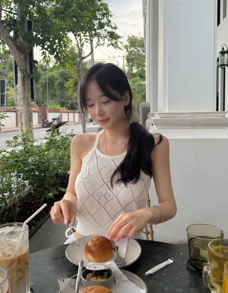 프리사이즈 블랙 화이트 파티 드레스 상세 이미지 1