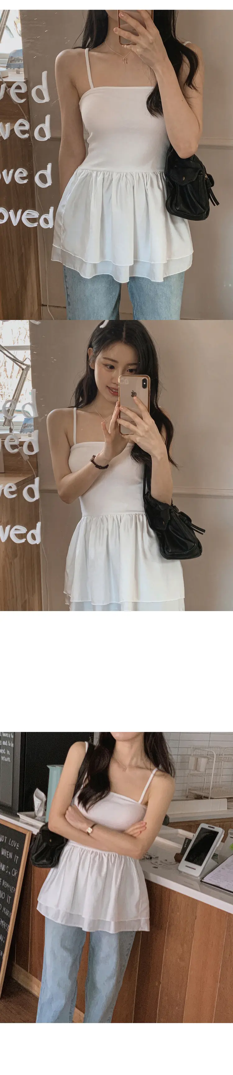 복고 스타일 하의용 블라우스 원피스 상세 이미지 10