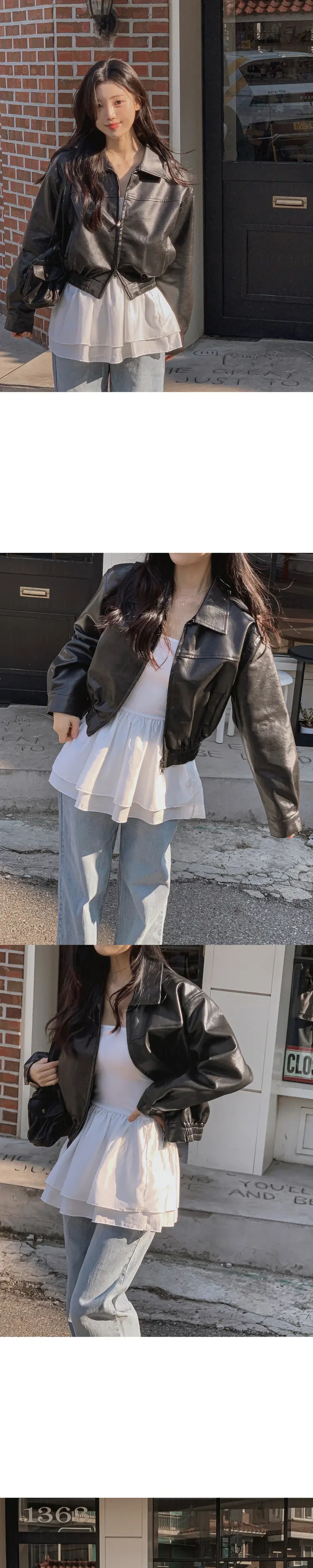 복고 스타일 하의용 블라우스 원피스 상세 이미지 11