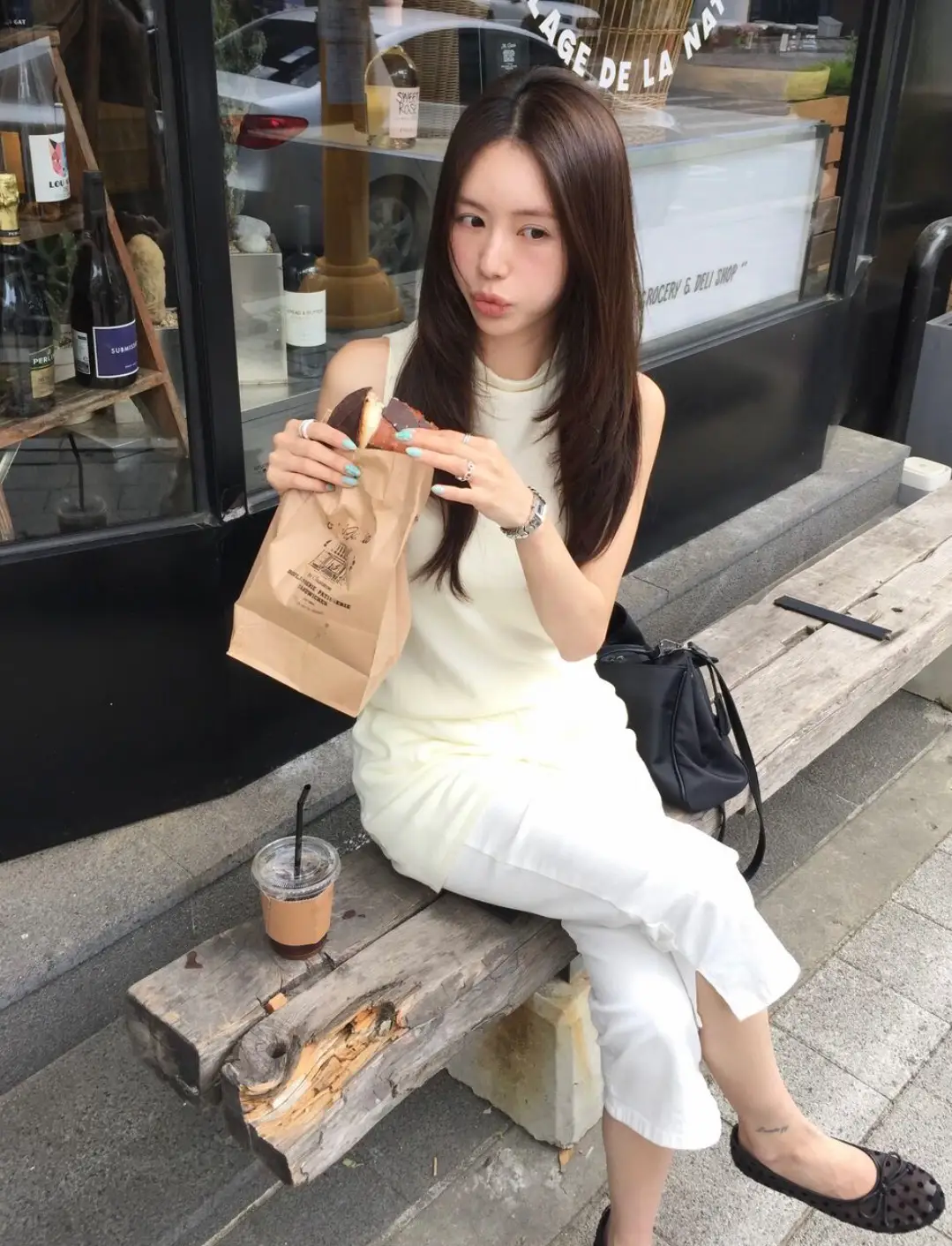 민소매 허리 조절 원피스 상세 이미지 12