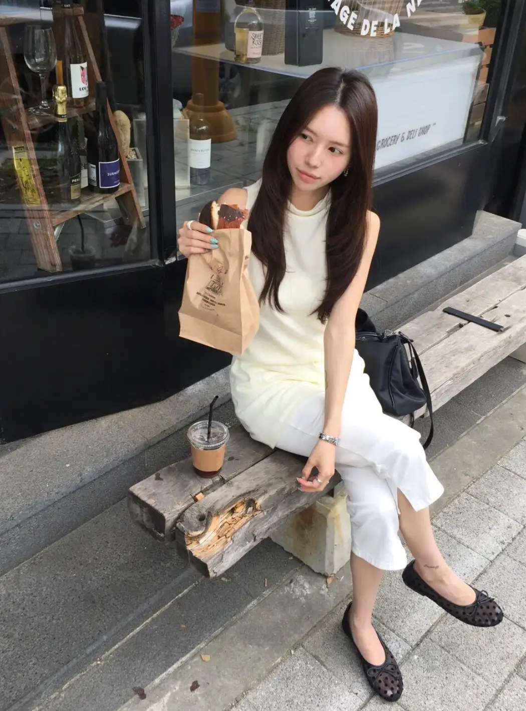 민소매 허리 조절 원피스 상세 이미지 17