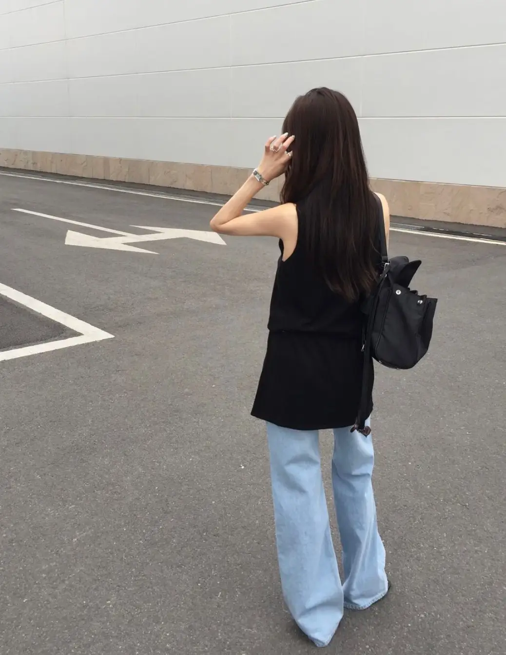 민소매 허리 조절 원피스 상세 이미지 25