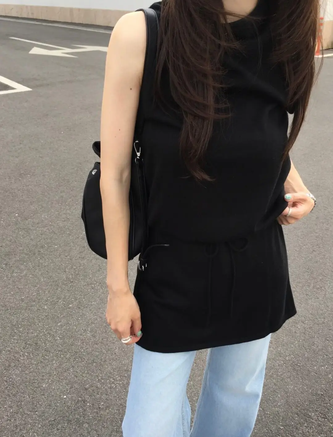 민소매 허리 조절 원피스 상세 이미지 26