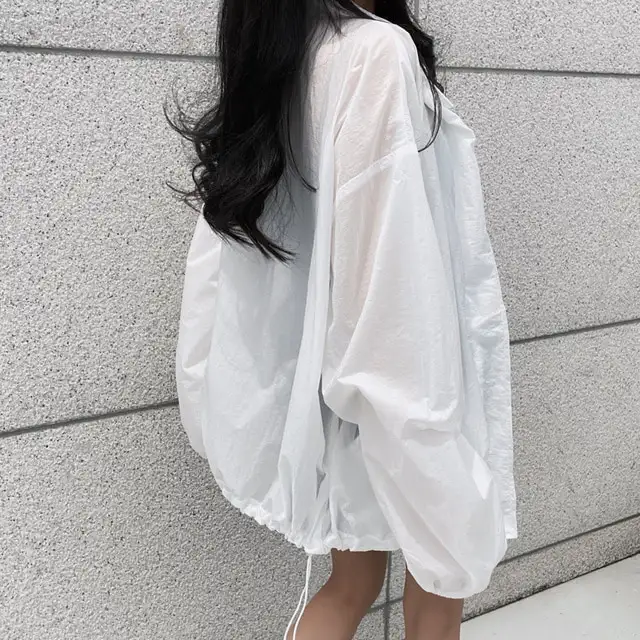 한국인기 루즈핏 끈 디테일 긴소매 가디건 상세 이미지 10