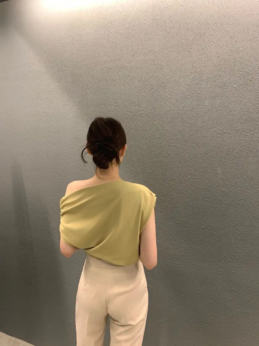 프렌치 원숄더 티셔츠 상세 이미지 8