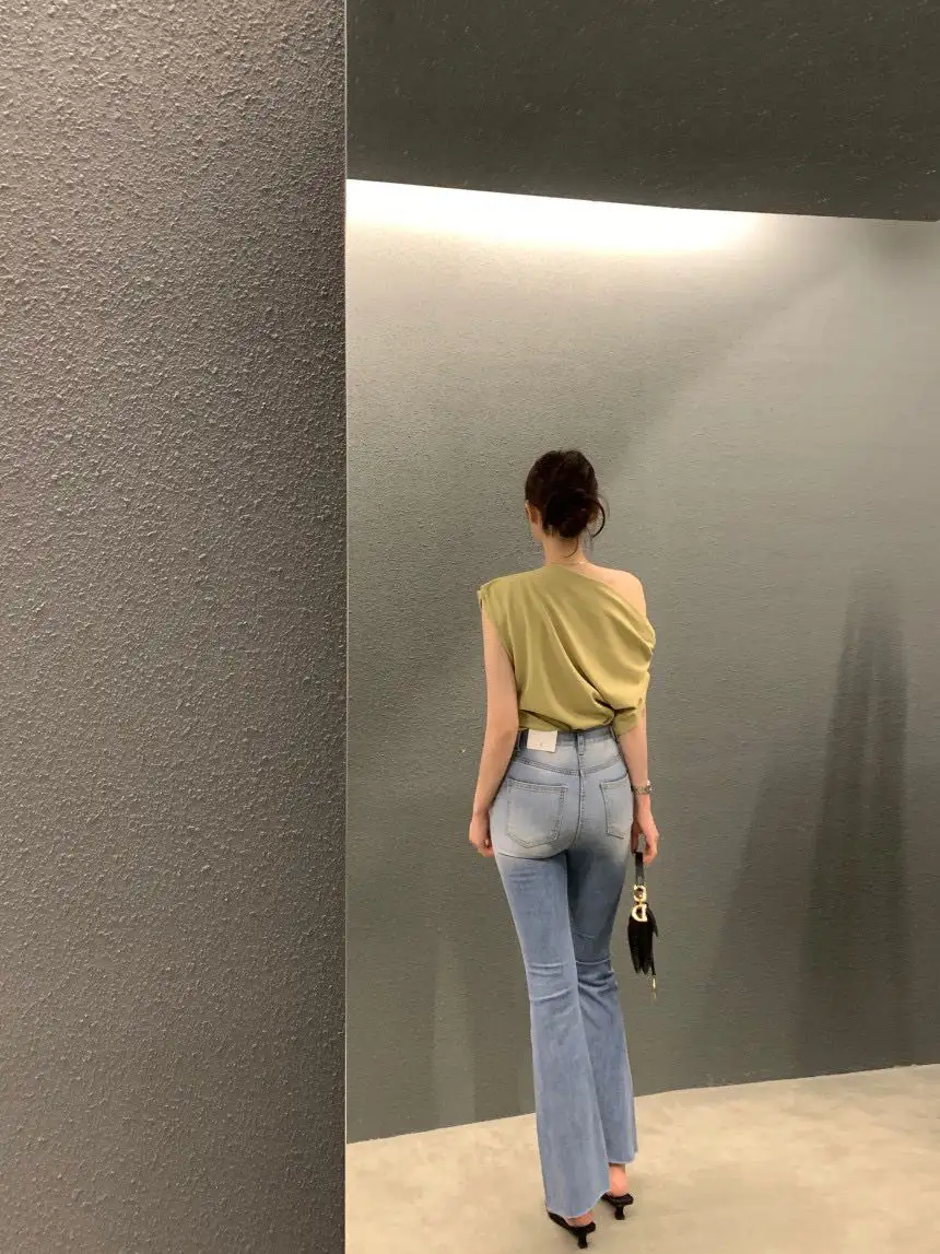 프렌치 원숄더 티셔츠 상세 이미지 24