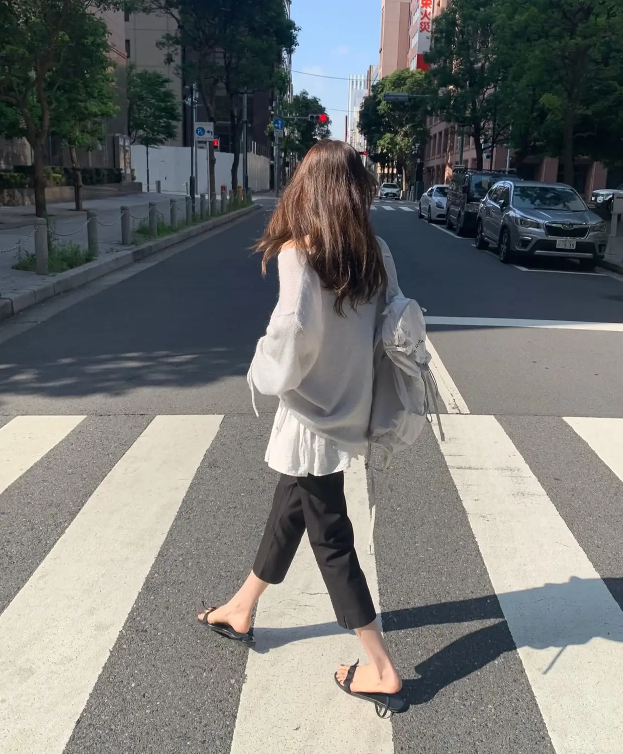 넥타이 디테일 니트 상세 이미지 14
