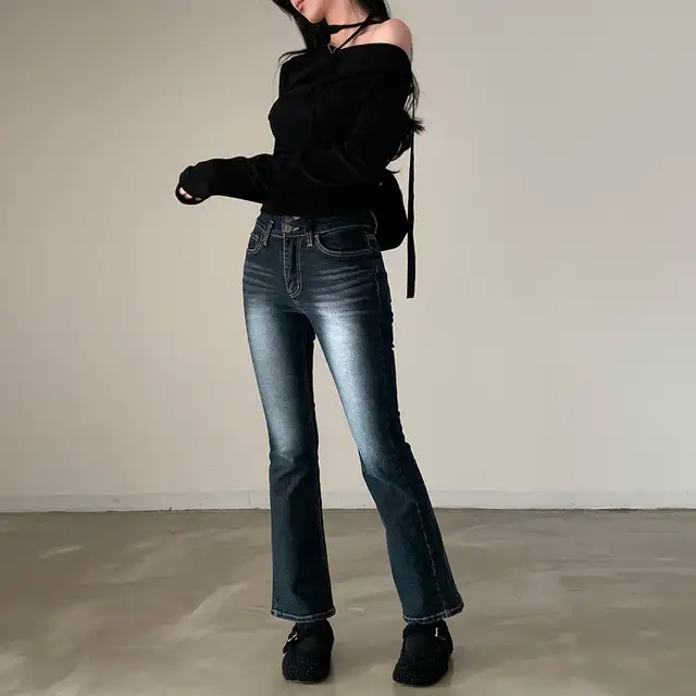 레트로 오프숄더 긴소매 티셔츠 (4color) 상세 이미지 65