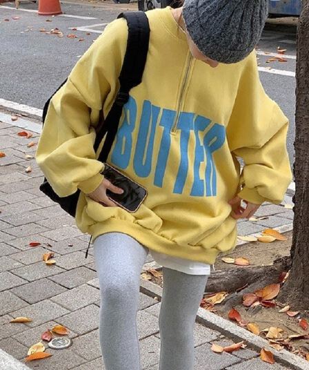 있음 선적 사이즈 업데이트 chic 가을 겨울 한 부서 스탠드 칼라 지퍼 루즈핏 알파벳 프린트 털이 있는 보온 후드티