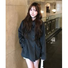 批发已出货尺码更新韩国chic冬季<b class='q'>新款</b>韩系可爱甜美加棉加厚连帽外套