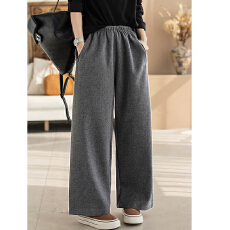 批发<b class='q'>休闲</b>裤女秋冬新款女式直筒宽松纯色百搭女装运动裤子