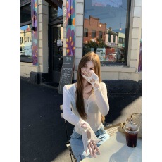 批发Tongiiuu  甜丝薄巧 蝴蝶结<b class='q'>针织</b><b class='q'>开衫外套</b>女显瘦长袖防晒上衣夏季