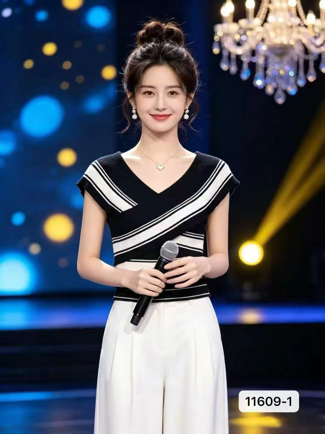 순수한 욕망 십자가 디자인 배색 스트라이프 작은 날다 소매 맨위 한일 ootd2026 봄 아모이 ins 트렌디 문예 청 x