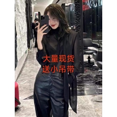 批发WBHFOR法式纯欲风长袖黑衬衫