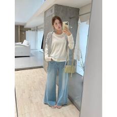 批发VI+韩系圆领<b class='q'>长袖</b><b class='q'>针织衫</b>披肩两件套女2026春季新新内搭打底衫上衣