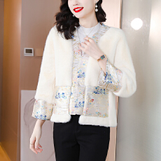 批发2026年新款外套旗袍女棉袄<b class='q'>秋</b>冬过年拜年服中国风唐装女装加厚长袖