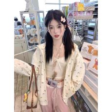 批发原版天猫质量<b class='q'>条纹</b>卫衣拉链<b class='q'>开衫</b>连帽女学生外套2025春秋冬新款潮