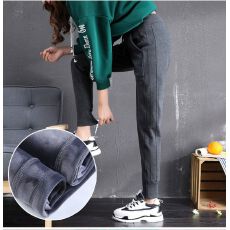 批发加绒运动裤女春秋新款<b class='q'>哈伦裤</b>宽松束脚秋冬加厚卫裤休闲女裤子