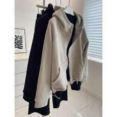 批发蓄热保暖~加厚加绒<b class='q'>连帽卫衣</b>外套女!24秋冬显瘦小个子休闲拉链衫