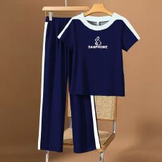 批发时尚中老年妈妈运动服<b class='q'>套装</b>女2026夏季新款洋气减龄<b class='q'>休闲</b>服两件套潮