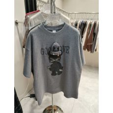 批发【原版工艺280克德绒】磨毛加厚短袖t恤女中长款百搭上衣<b class='q'>打底衫</b>