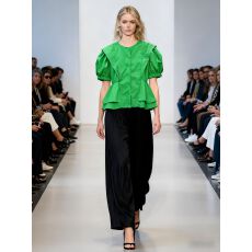 批发高级感小众无腰带<b class='q'>女</b>神显瘦气质时尚压褶<b class='q'>短袖</b><b class='q'>衬衫</b>上衣