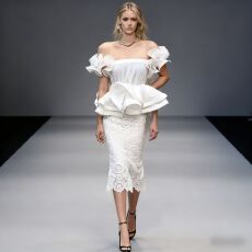 批发压褶荷叶边收腰<b class='q'>雪纺</b><b class='q'>上衣</b>女2025夏季新款气质法式露肩<b class='q'>吊带</b>修身小衫