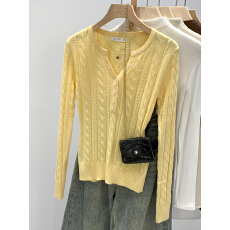 批发实拍图miu系麻花针织打底衫女秋冬2025新款修身内搭超好看<b class='q'>上衣</b>